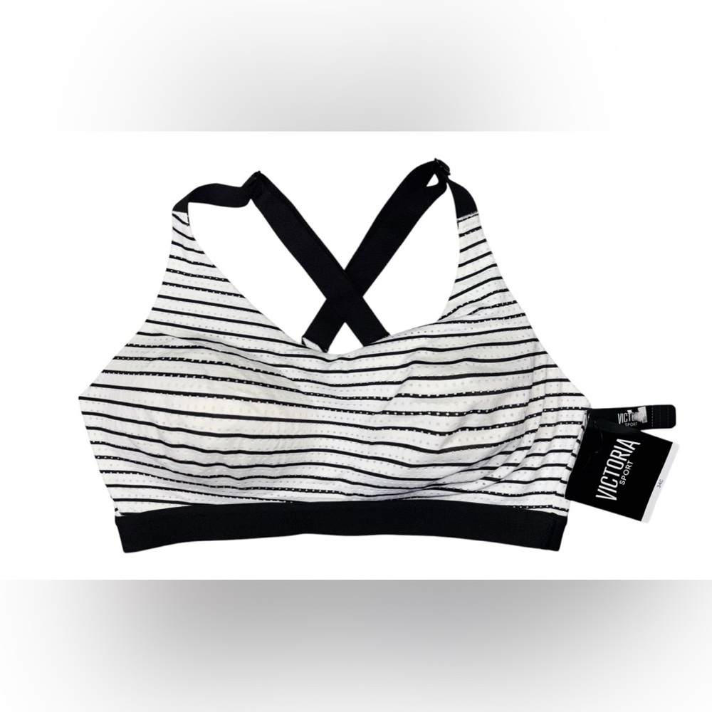 NWT Victoria Sport Stripped Sports Bra Size- 34C